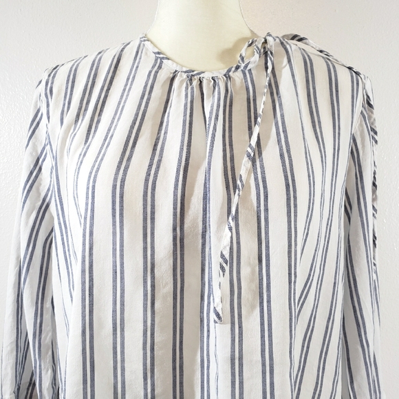 VINEYARD VINES LIGHTWEIGHT TUNIC BLOUSE STRIPED - Picture 2 of 10